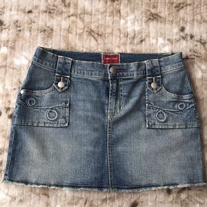 💕Tommy Hilfiger Denim Mini Skirt-Red Label.Size 3
